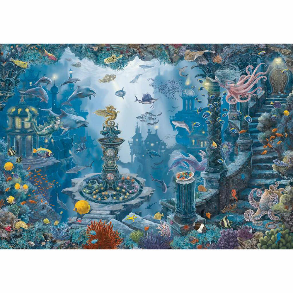 Ravensburger Exit Puzzle Kids Im Unterwasserreich, Kinderpuzzle, Rätselspiel, 368 Teile, ab 9 Jahren, 13394