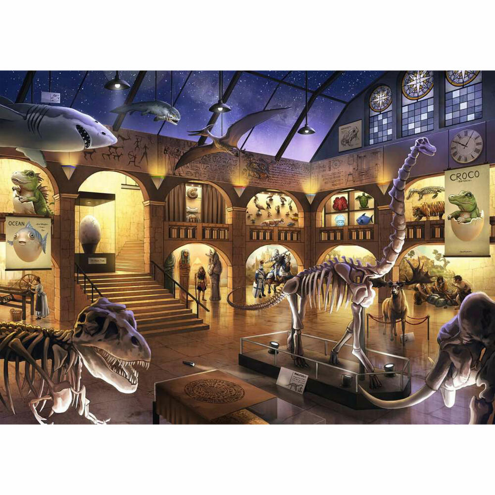 Ravensburger Kinderpuzzle EXIT Kids Im Naturkundemuseum, Puzzle, 368 Teile, 12925
