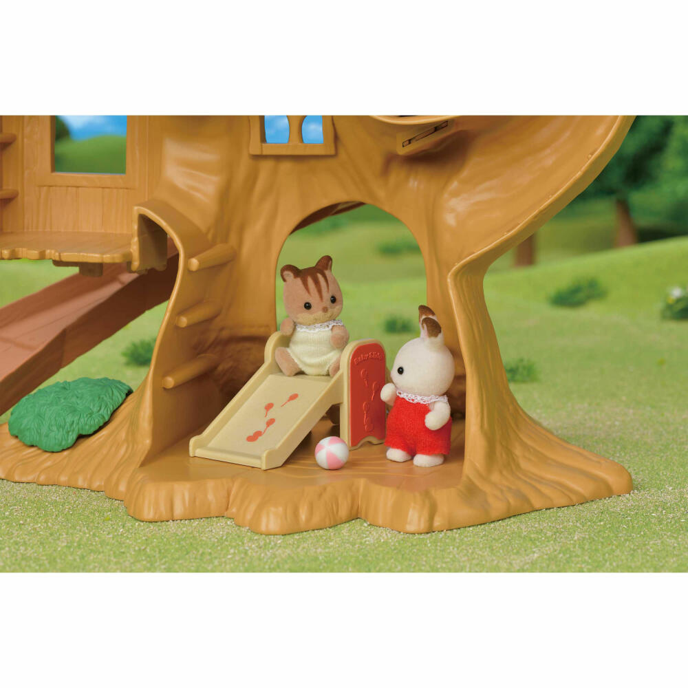 Sylvanian Families Adventure Treehouse, Tree Hut, Swing, Slide, Toys, Holiday, 5450