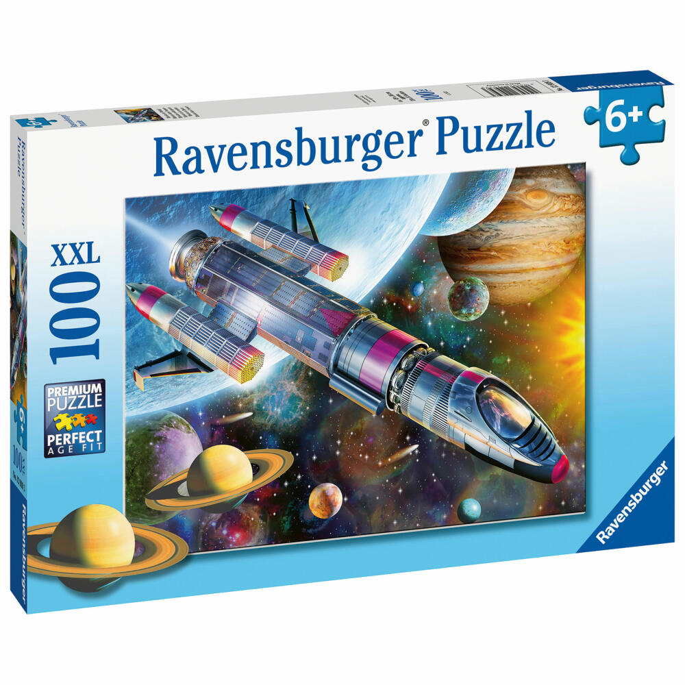 Ravensburger Mission in Space, Puzzle, Children's Puzzle, Children's Puzzles, 100 Pieces XXL, 12939