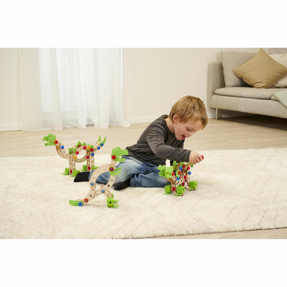 Eichhorn Constructor Dinosaur, 100 pcs., construction set, dino models, T-Rex, construction kit, 100039201