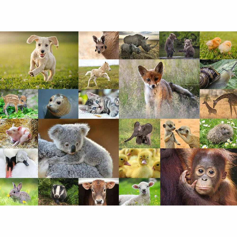 Ravensburger Children's Puzzle Cute Baby Animals, Children's Puzzle, Puzzles, 200 Pieces XXL, from 8 Years, 13353
