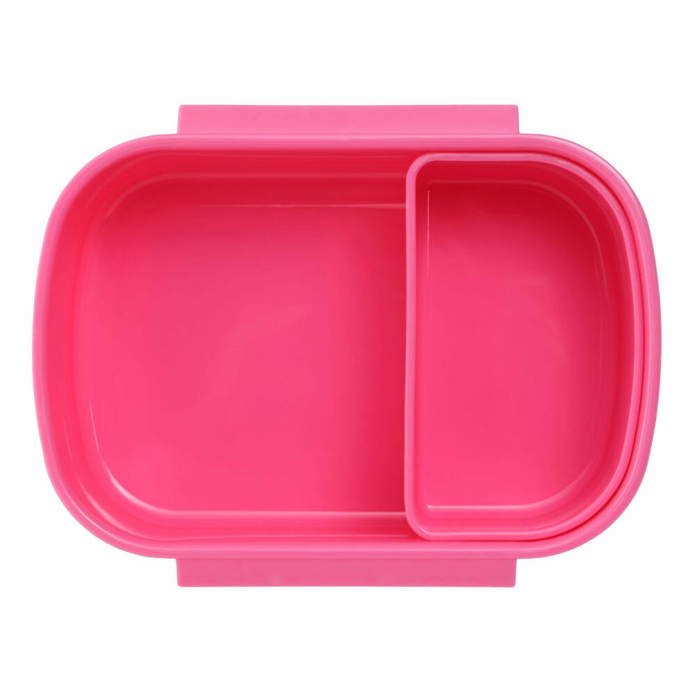 sigikid Brotzeitbox Prinzessin Pinky Queeny, Brotbox, Brotdose, Butterbrotdose, Vesperdose, Kinder, Kunststoff, Rosa, 24472