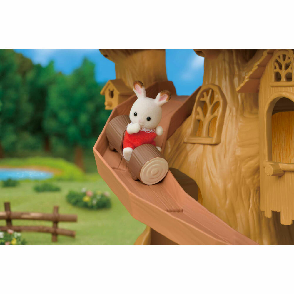 Sylvanian Families Adventure Treehouse, Tree Hut, Swing, Slide, Toys, Holiday, 5450