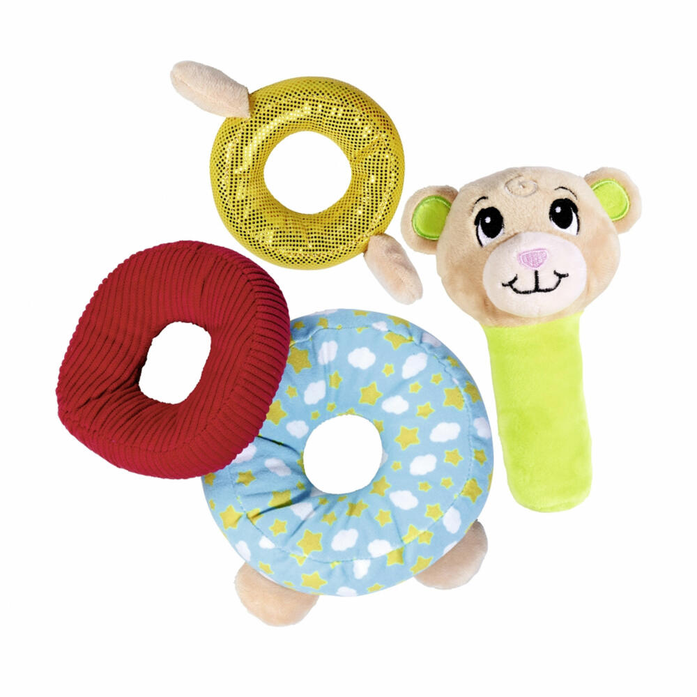 Simba ABC Teddy Plush Stacking Ring, Stacking Toy, Stick Grabber, Toy, Baby, 104010118