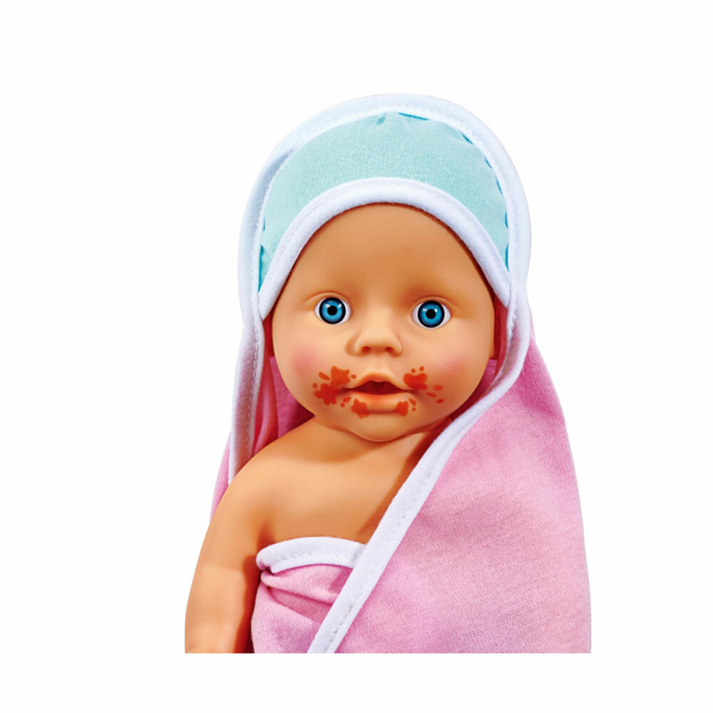 Simba New Born Baby Dreckspatz Badepuppe, Puppe, Babypuppe, Wasserdichter Körper, 105030006