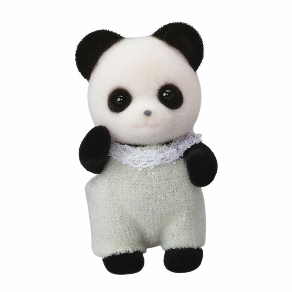 Sylvanian Families Panda Family, Toy Figure, Game Figure, Mother, Father, Figures, Families, 5529