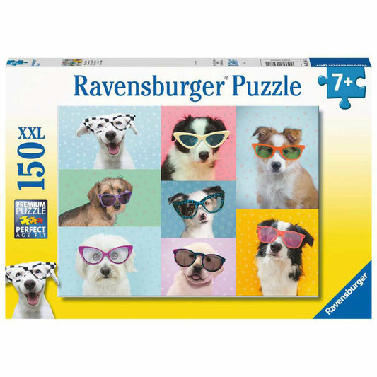Ravensburger Kinderpuzzle Witzige Hunde, Puzzle mit XXL-Teilen, 150 XXL Teile, 13288
