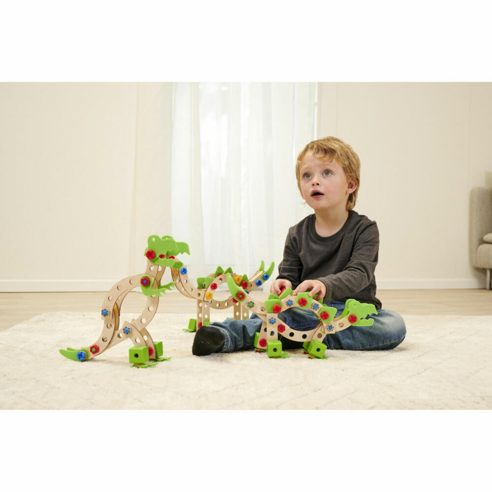 Eichhorn Constructor Dinosaur, 100 pcs., construction set, dino models, T-Rex, construction kit, 100039201