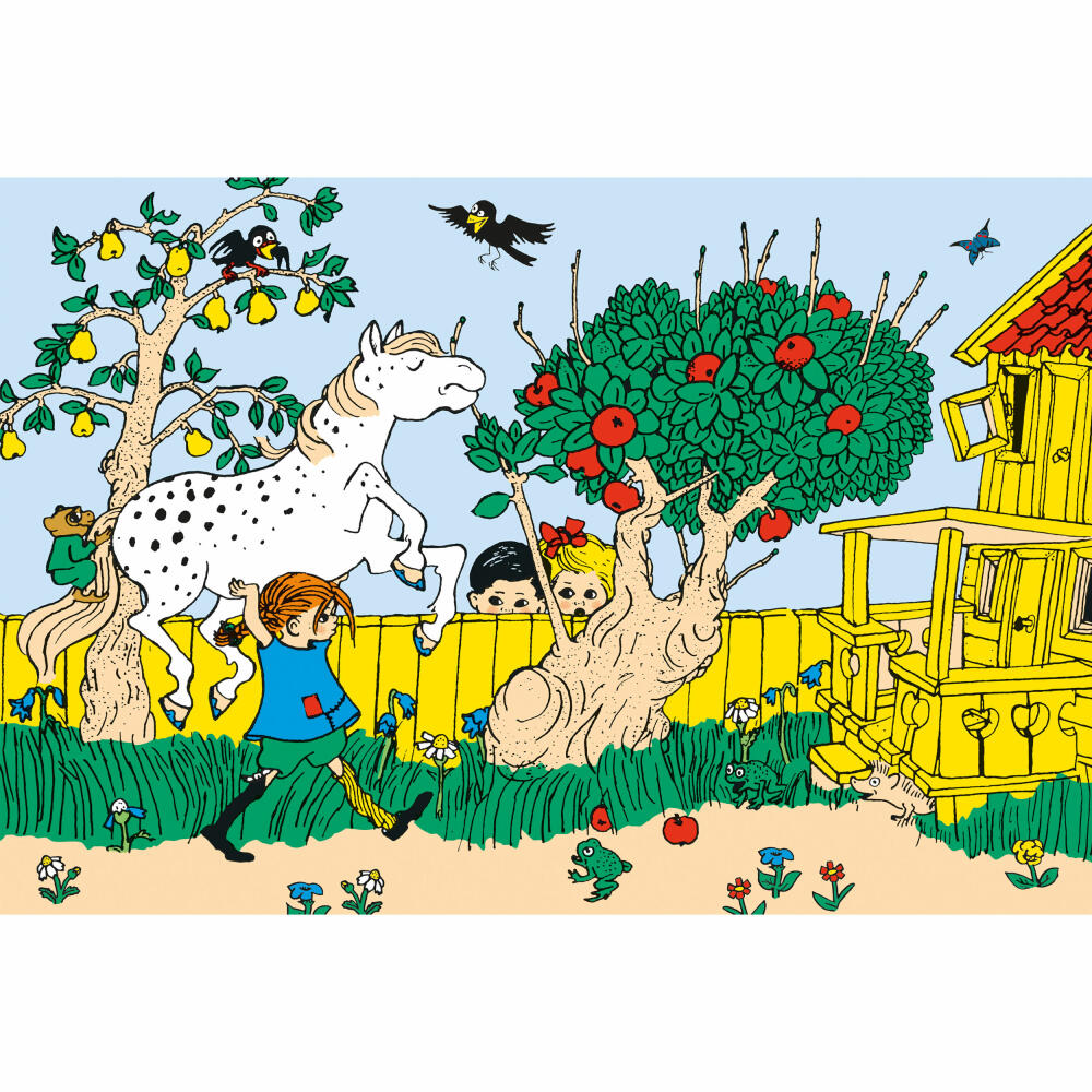 Schmidt Spiele Pippi Longstocking The Strongest Girl in the World, Children's Puzzle, Children's Puzzle, from 5 years, 60 pieces, 56446