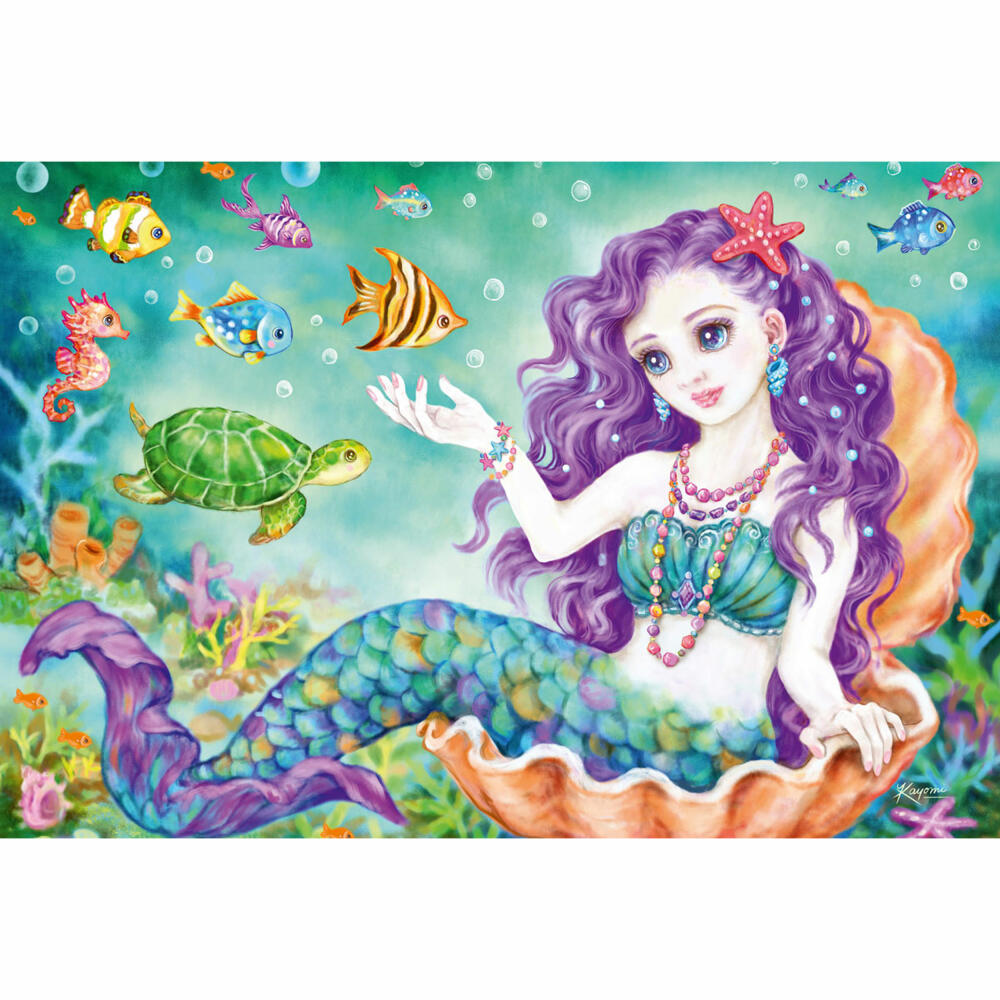 Schmidt Spiele Prinzessin Fee & Meerjungfrau, Kinderpuzzle, Kinder Puzzle, Kinderpuzzles, 3 x 48 Teile, 56376