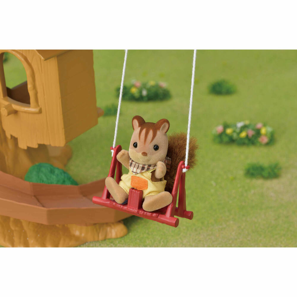 Sylvanian Families Adventure Treehouse, Tree Hut, Swing, Slide, Toys, Holiday, 5450