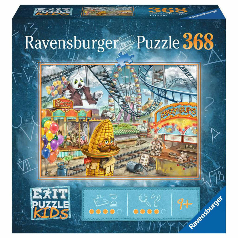 Ravensburger Kinderpuzzle EXIT Kids Im Freizeitpark, Puzzle, 368 Teile, 12926