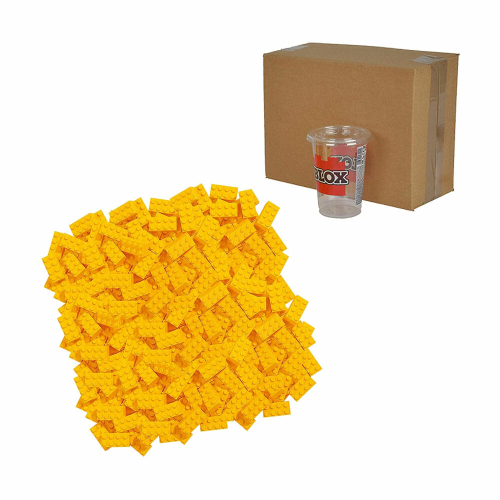 Simba Blox 500 Yellow 8-piece bricks loose, building blocks, children's toys, 500 pieces, yellow, 104118917
