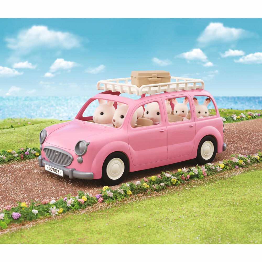 Sylvanian Families Family Car with Picnic Accessories, Family Car, Vehicle, Picnic, 5535