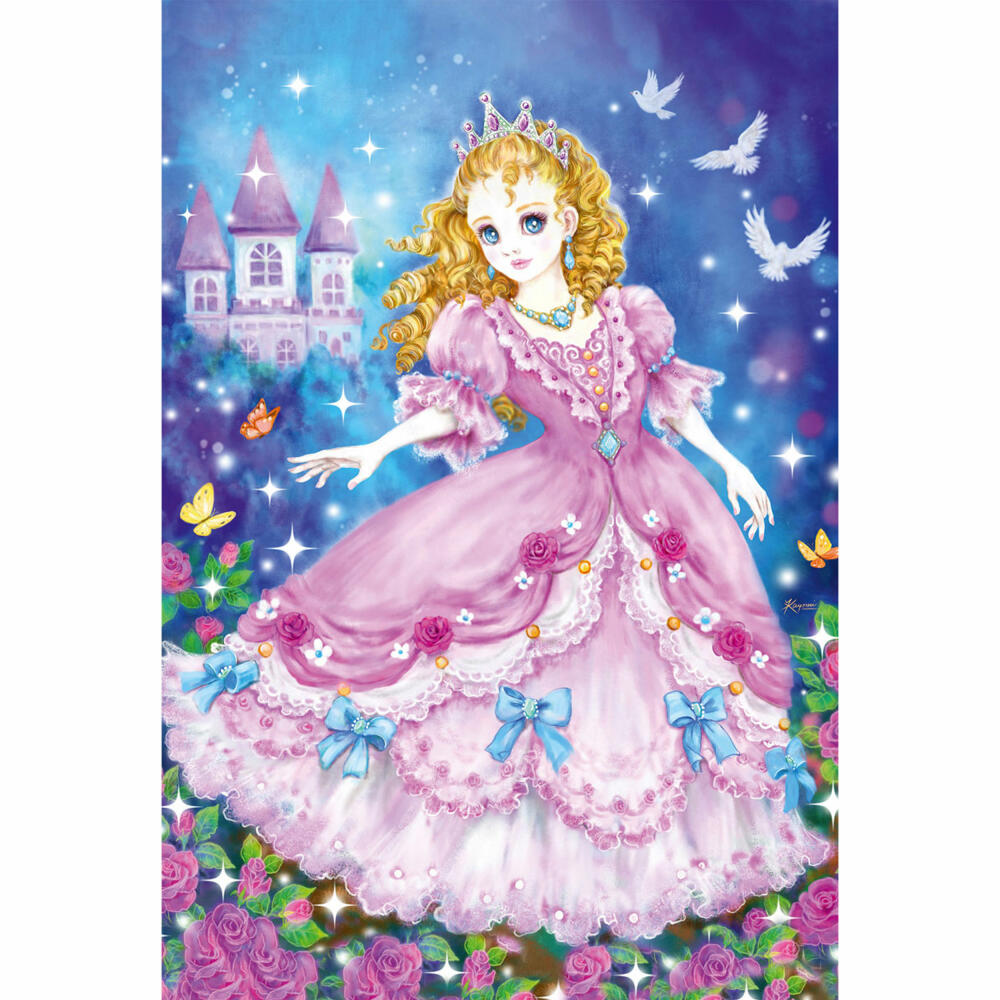 Schmidt Spiele Prinzessin Fee & Meerjungfrau, Kinderpuzzle, Kinder Puzzle, Kinderpuzzles, 3 x 48 Teile, 56376