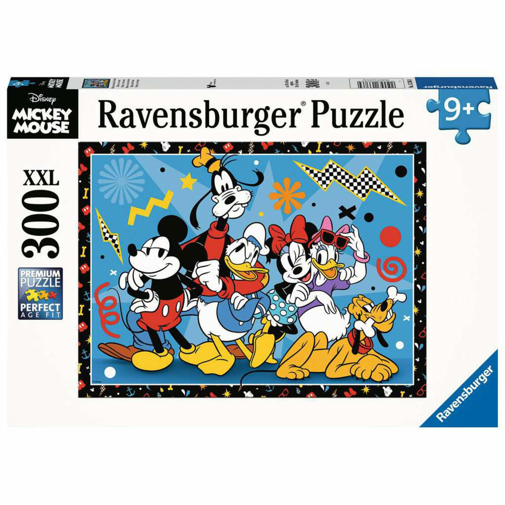 Ravensburger children's puzzle Mickey and his friends, children's puzzle, puzzles, 300 pieces, from 9 years, 13386