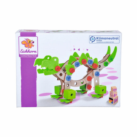 Eichhorn Constructor Dinosaur, 100 pcs., construction set, dino models, T-Rex, construction kit, 100039201