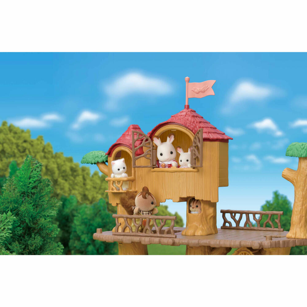 Sylvanian Families Adventure Treehouse, Tree Hut, Swing, Slide, Toys, Holiday, 5450
