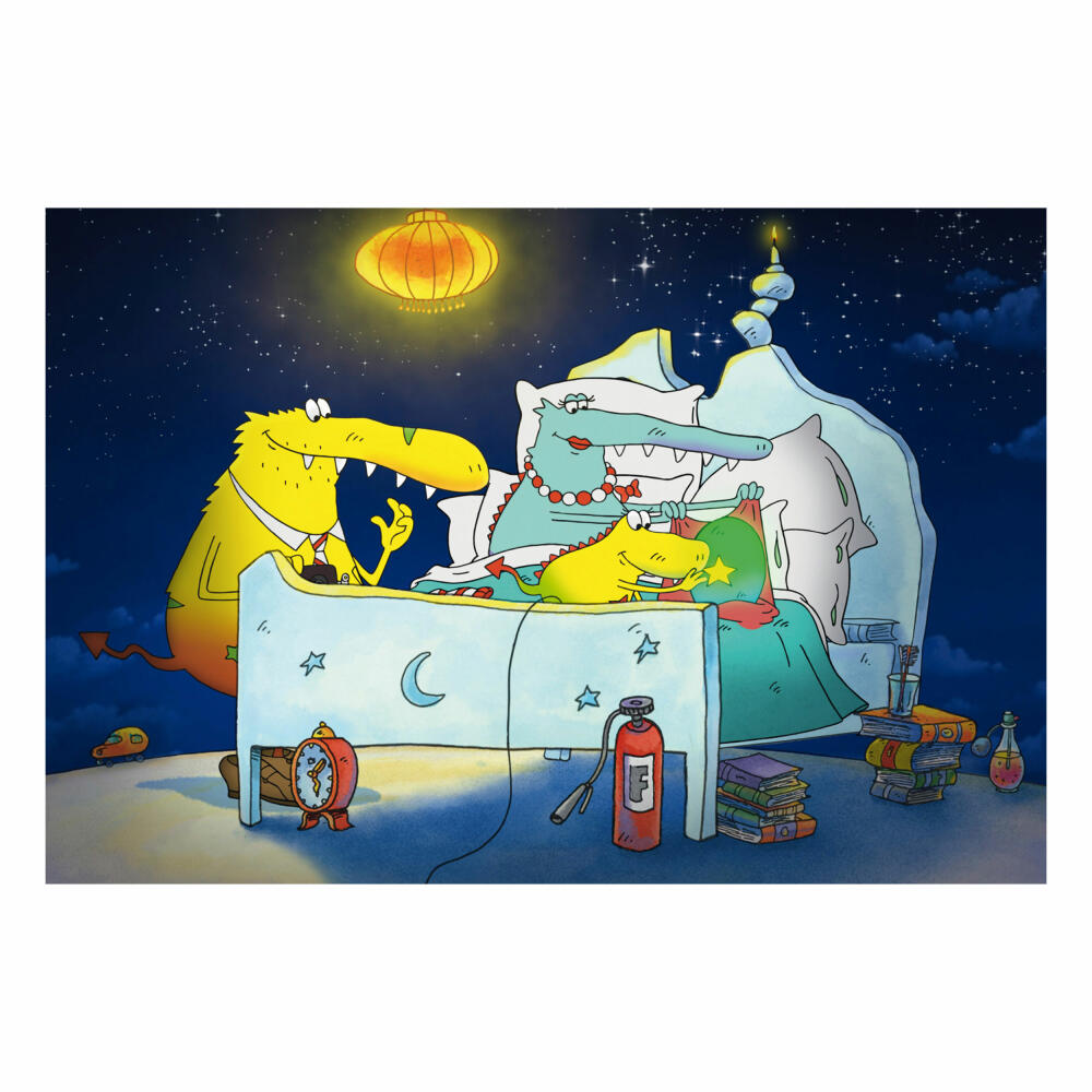 Schmidt Spiele Molly Monster gets a sibling, children's puzzle, 60 pieces, puzzle, puzzle game, from 5 years, 56228