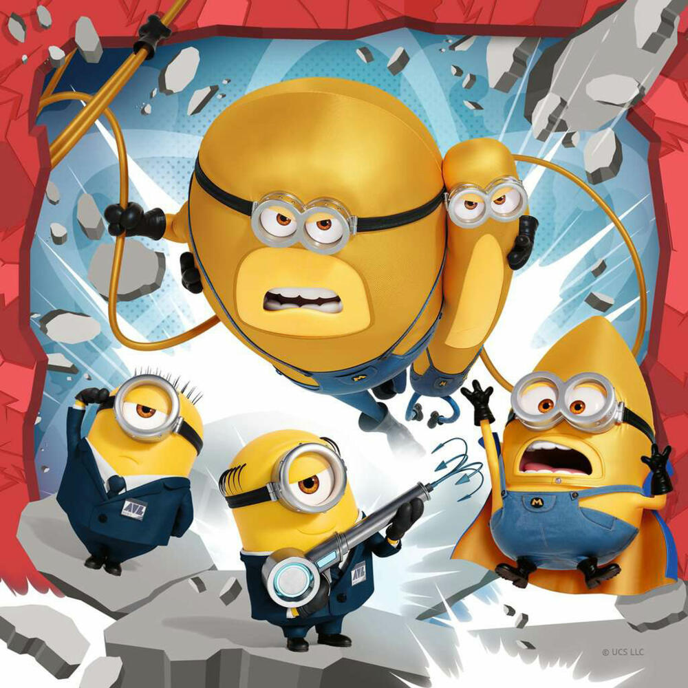 Ravensburger Despicable Me 4, 3 x 49 pieces, children's puzzle, children's puzzle, from 5 years, 12001061
