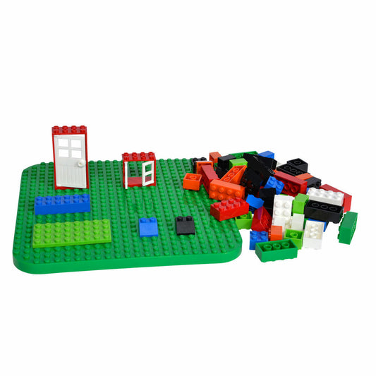 Simba Blox Eimer, 500-tlg., Steine, Bauplatte, Bausteine, Bauklötze, Kinder Spielzeug, 104114519
