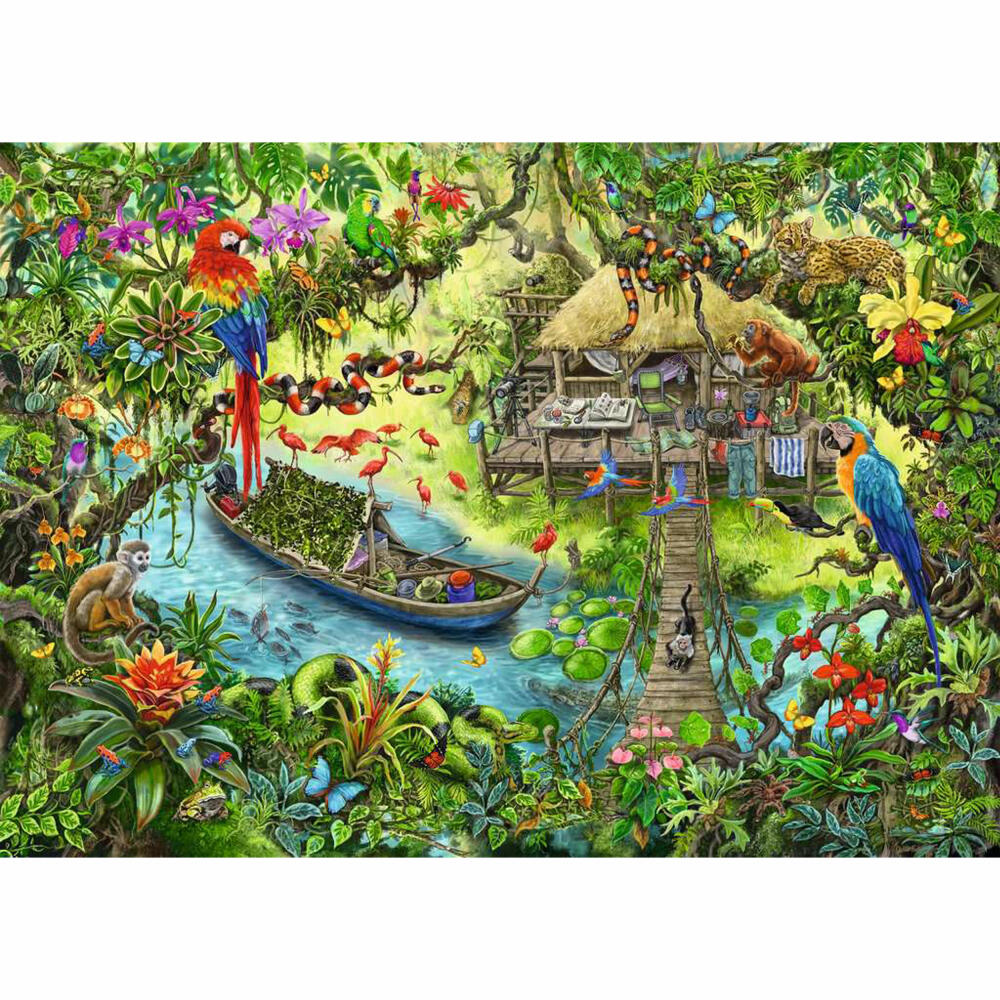 Ravensburger children's puzzle EXIT Kids The Jungle Expedition, Puzzle, 368 pieces, 12924