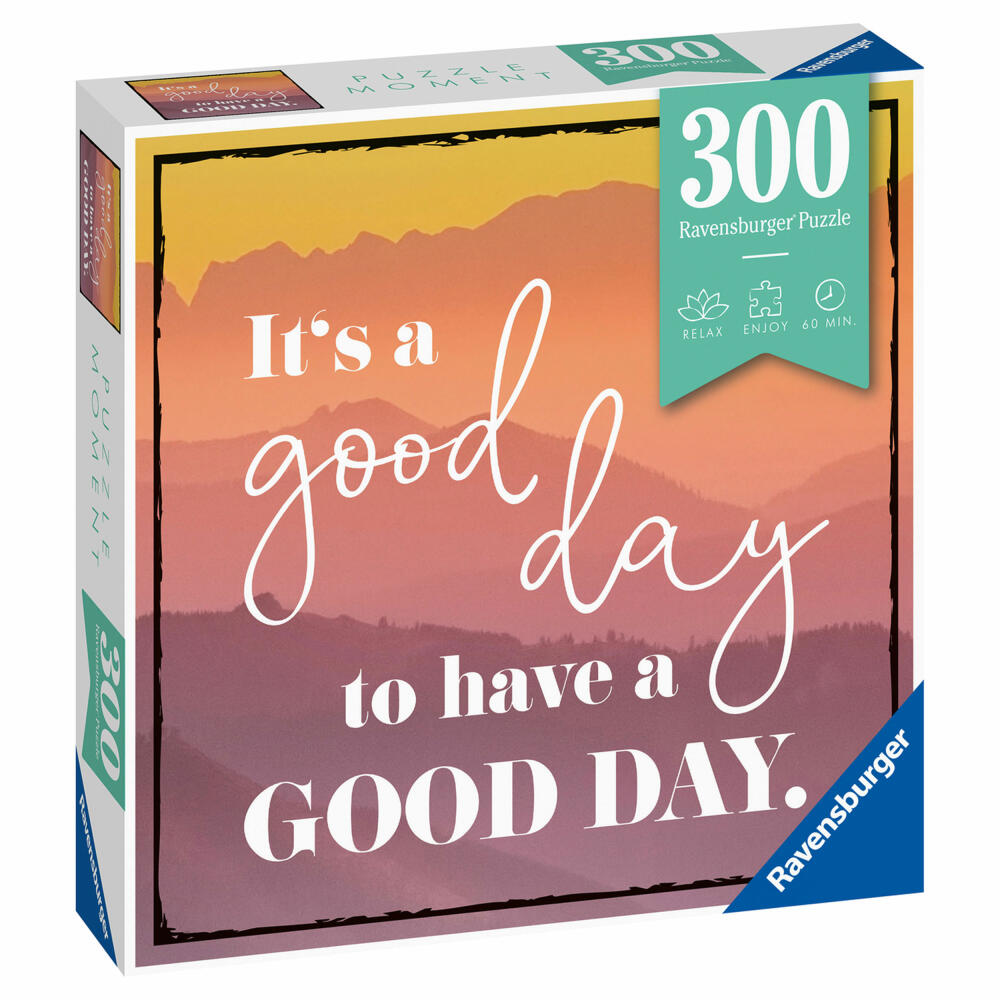 Ravensburger Puzzle Moment A Good Day, Adult Puzzle, Children's Puzzle, Puzzles, 300 Pieces, 12965