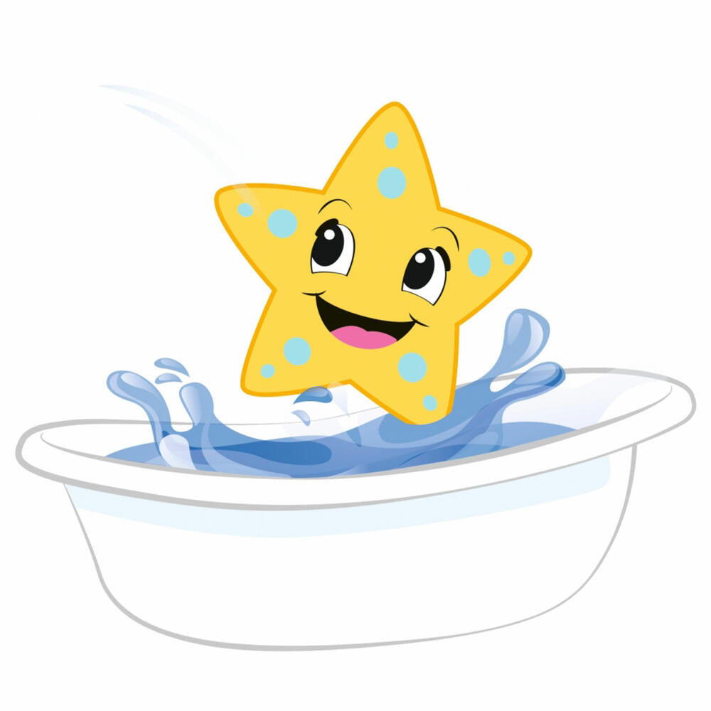 Simba ABC Weiche Seesterne, Wasserspielzeug, Badewannenspielzeug, Badewanne Spielzeug, 104010071