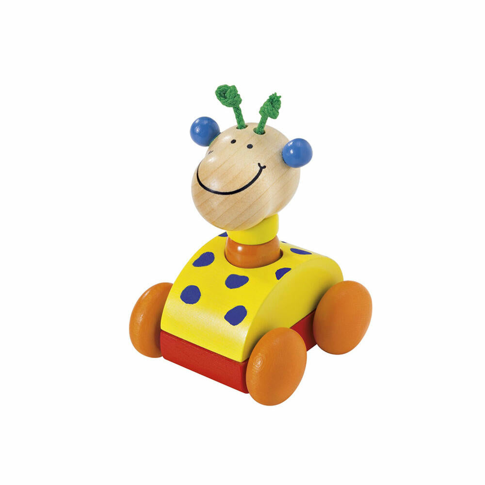 Selecta Toys Zoolini Giraffe, Figure, Baby Game, Baby Toy, Wood, 7 cm, 61037