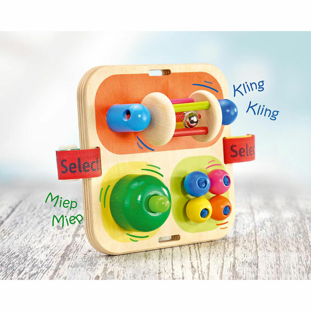 Selecta Spielzeug Tavolini motor skills toy, motor skills, toddler game, toddler toy, wood, 14 cm, 62014