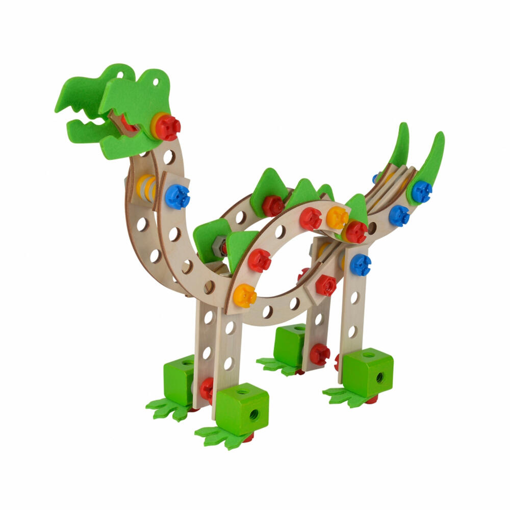 Eichhorn Constructor Dinosaur, 100 pcs., construction set, dino models, T-Rex, construction kit, 100039201