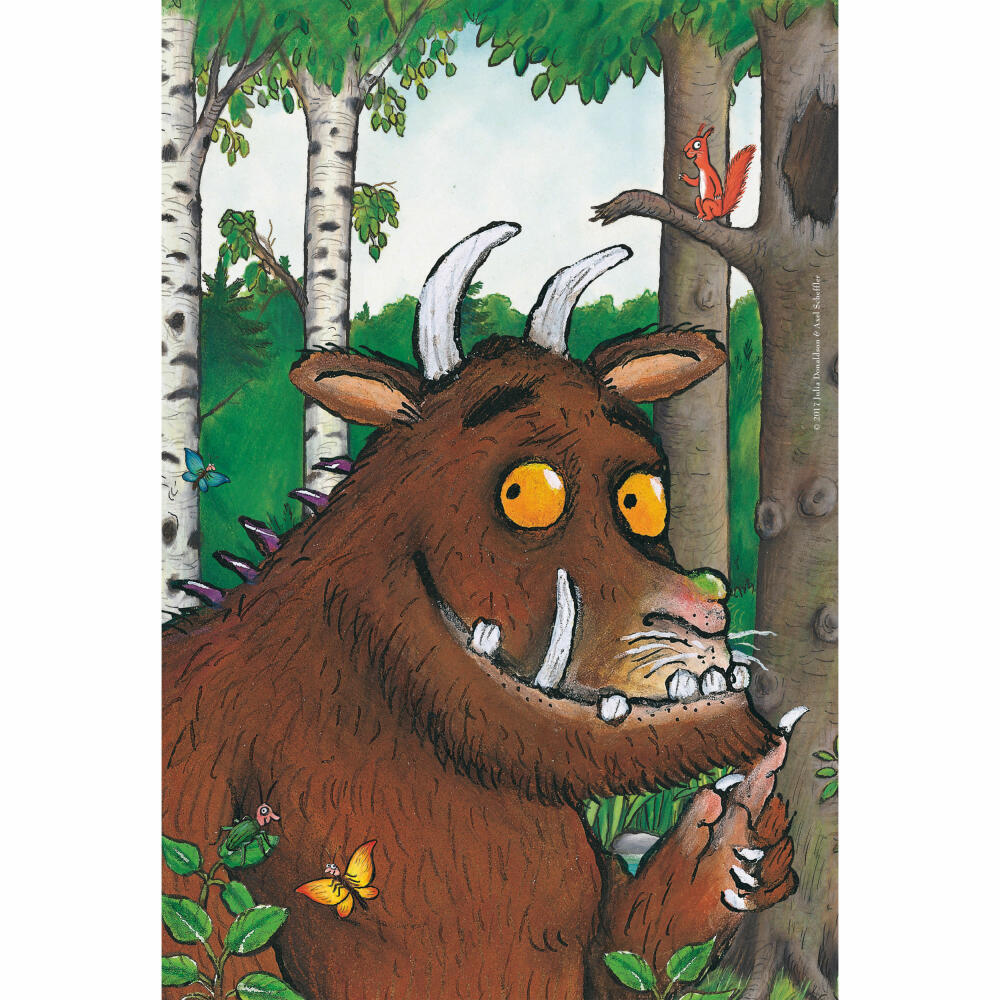 Schmidt Spiele Gruffalo My Friend the Gruffalo, Children's Puzzle, 3 x 24 Pieces, Puzzle, Puzzle Game, From 3 Years, 56210