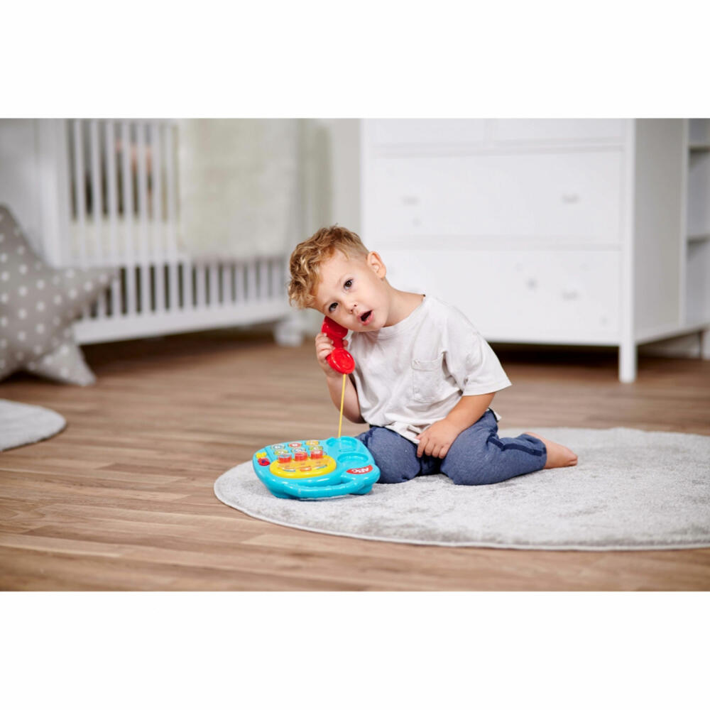 Simba ABC Colorful Telephone, with Sound, Toy Phone, Toy, from 6 Months, 104010016