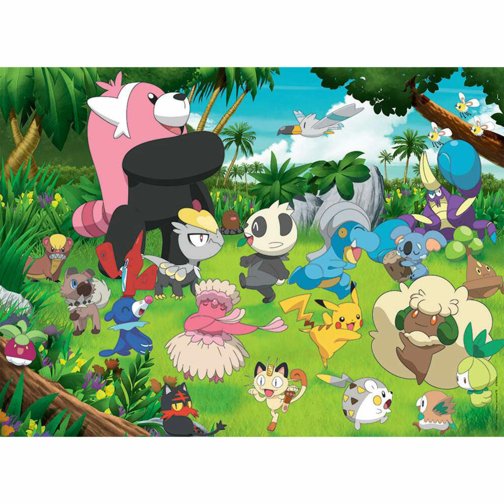 Ravensburger Wild Pokémon, puzzle, children's puzzle, laying game, children, 300 pieces XXL, 13245