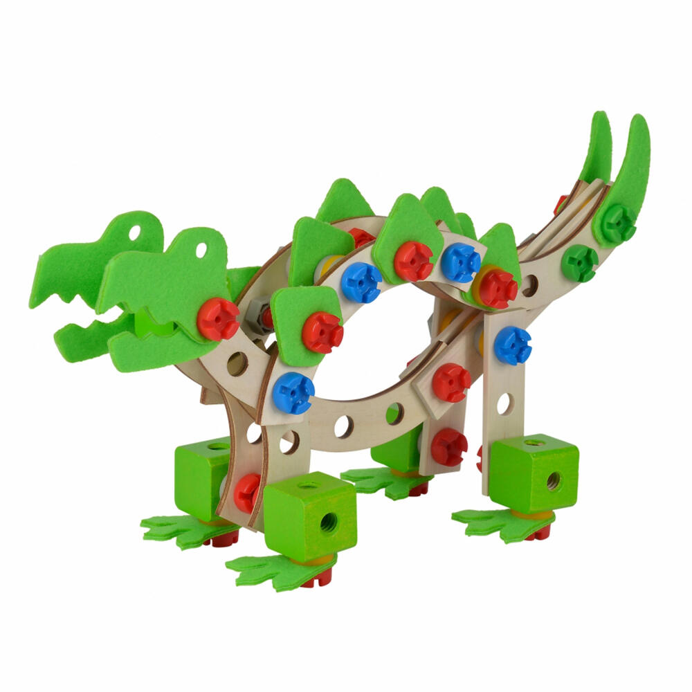 Eichhorn Constructor Dinosaur, 100 pcs., construction set, dino models, T-Rex, construction kit, 100039201