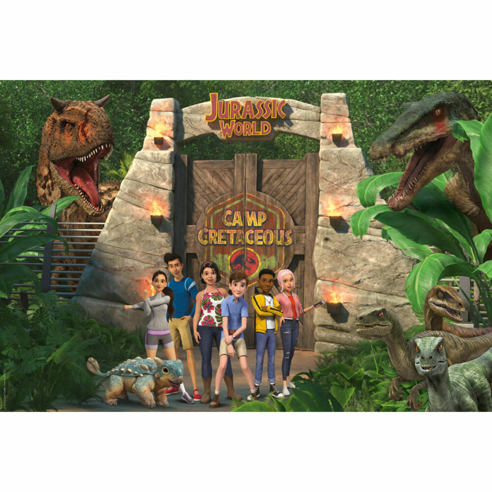 Schmidt Spiele Jurassic World Camp Cretaceous Camp Cretaceous, Children's Puzzle, Children's Puzzles, 150 Pieces, 56437