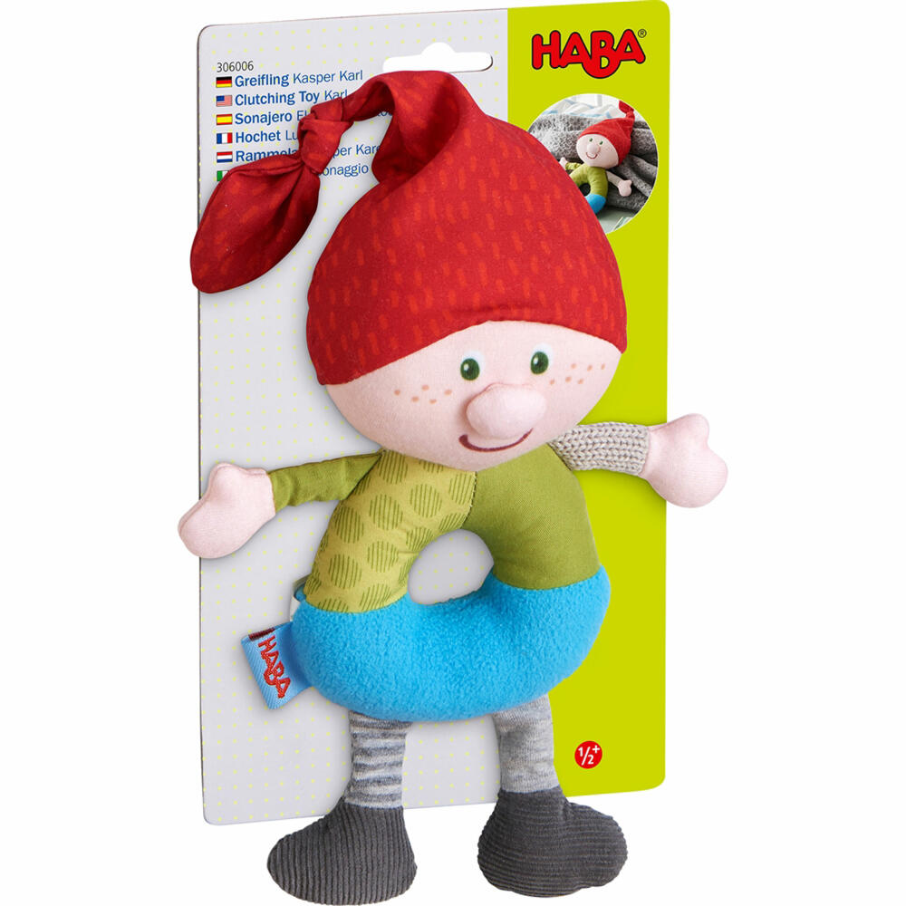 HABA grasping toy Kasper Karl, grasping toy, rattle, toy, from 6 months, 1306006001