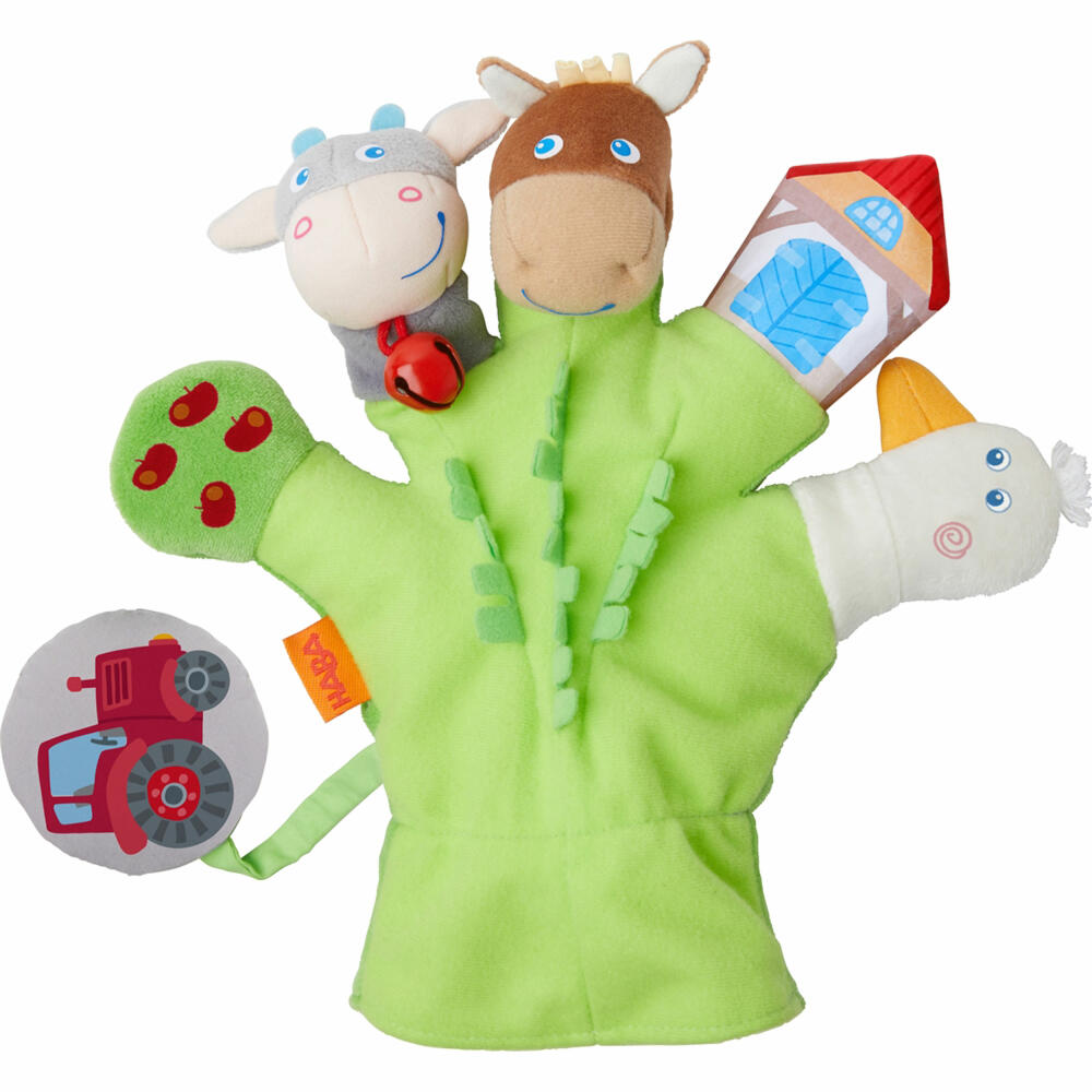 HABA Play Gloves Farm, Finger Games, Finger Puppets, Toys, from 18 Months, 1304933001