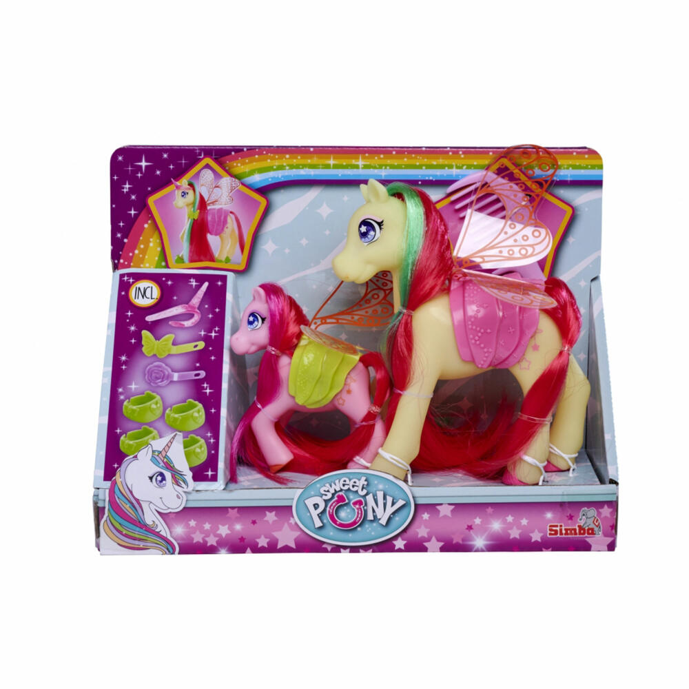 Simba Sweet Pony Fairies, 2-piece, toy figures, horses, unicorn, toy, 105940142