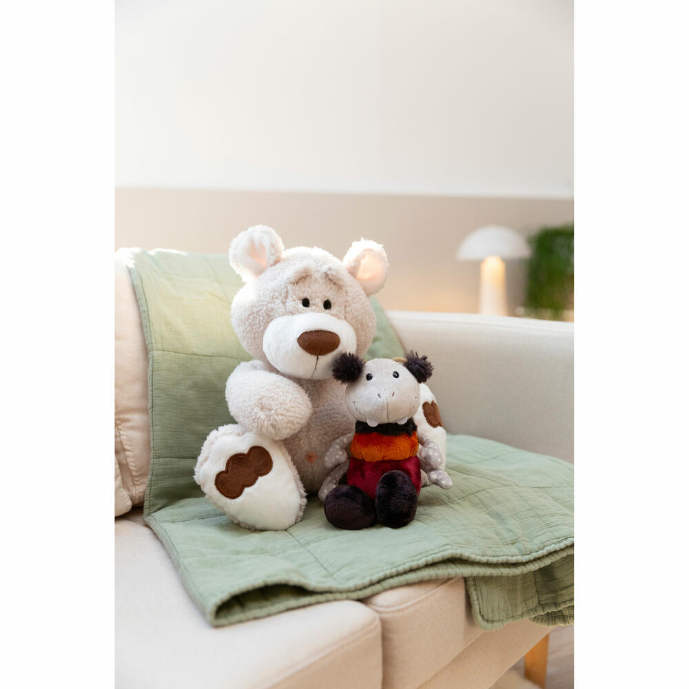 NICI Green Classic Bear Cuddly Toy Bear Bendix Dangling, Plush Toy, Dangling, Stuffed Toy, 35 cm, 49442