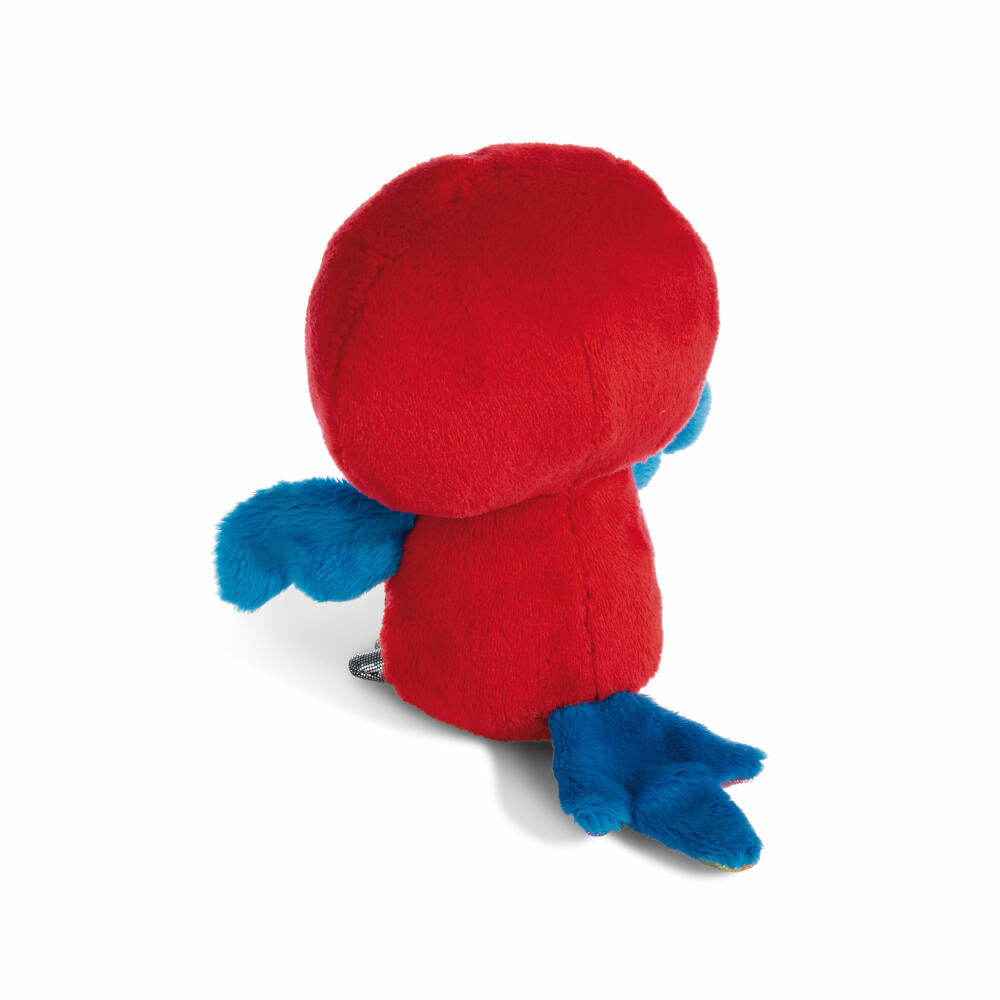 NICI cuddly toy GLUBSCHIS parrot Pelotti dangling, plush toy, dangling, stuffed toy, 15 cm, 49293