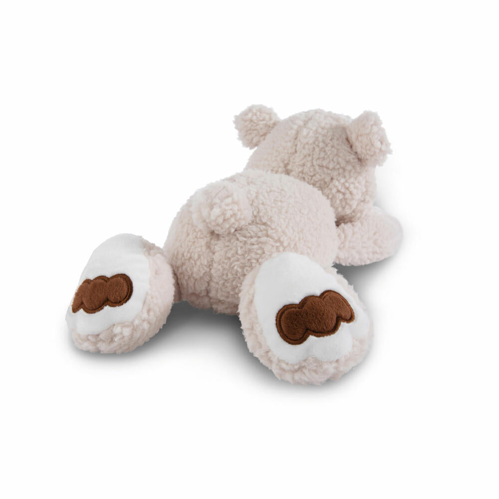 NICI Green Classic Bear Cuddly Toy Bear Bendix Lying, Plush Toy, Stuffed Toy, 20 cm, 49437
