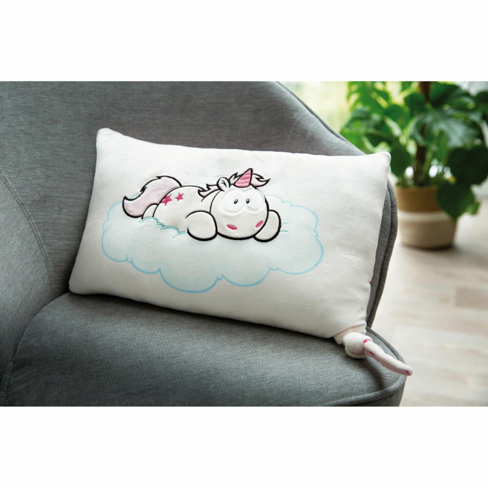 NICI Theodor & Friends Pillow Unicorn Theodor Soft, Pillow, Cuddly Pillow, Decorative Pillow, 43 x 25 cm, 49489