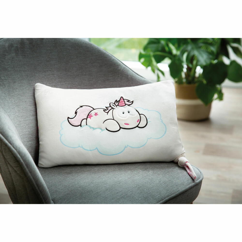 NICI Theodor & Friends Pillow Unicorn Theodor Soft, Pillow, Cuddly Pillow, Decorative Pillow, 43 x 25 cm, 49489