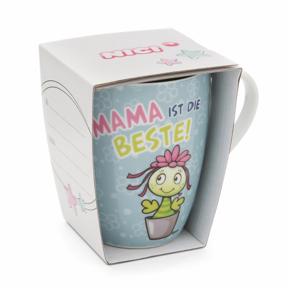 NICI Fancy Mugs Mug Mama is the Best!, Coffee Cup, Tea Cup, Porcelain, 310 ml, 49494