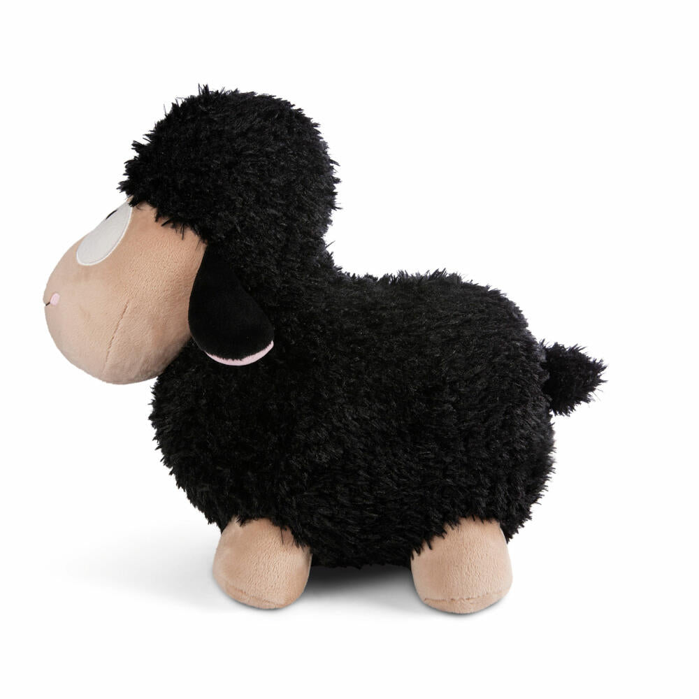 NICI Green Wooly Gang Cuddly Toy Sheep Black, Plush Toy, Stuffed Toy, 45 cm, 49681