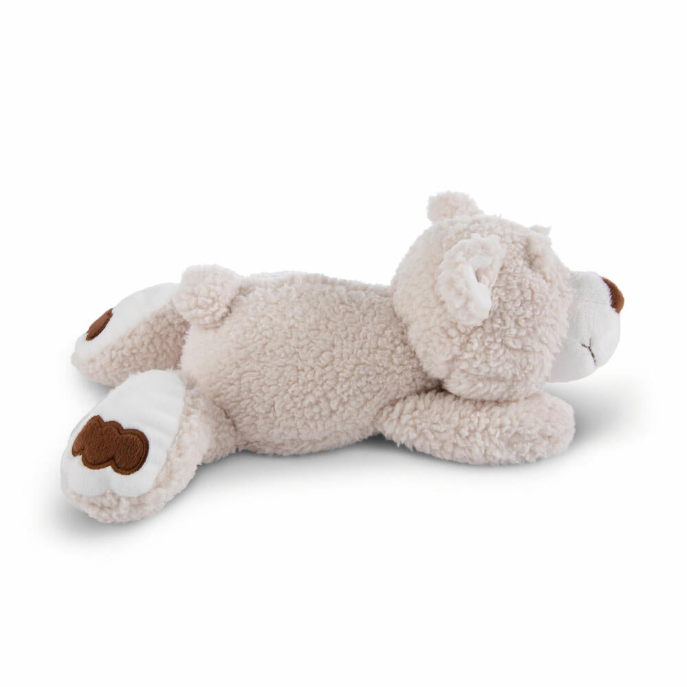 NICI Green Classic Bear Cuddly Toy Bear Bendix Lying, Plush Toy, Stuffed Toy, 20 cm, 49437