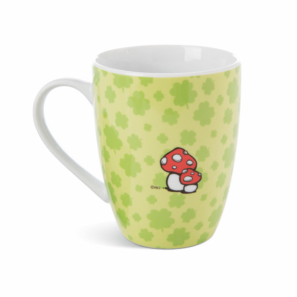 NICI Fancy Mugs Cup Lucky Cup, Coffee Cup, Tea Cup, Porcelain, 310 ml, 49492