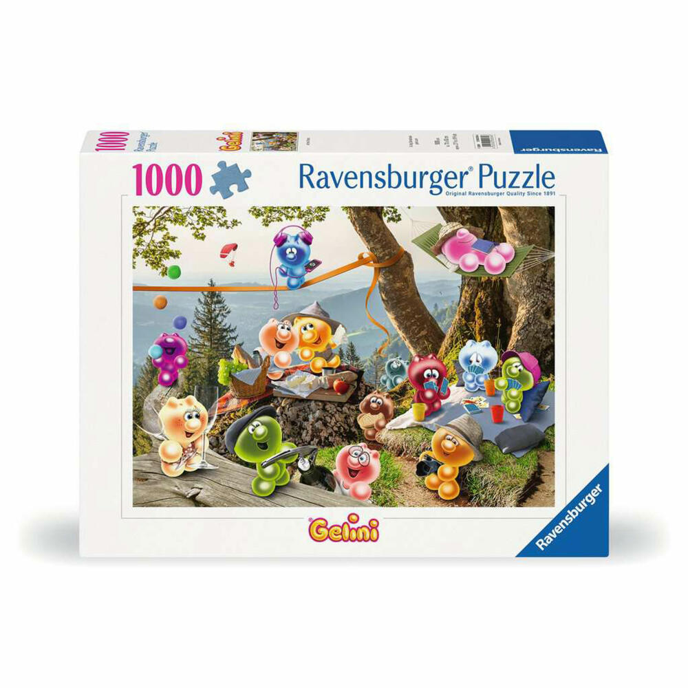 Ravensburger Puzzle Auf zum Picknick, Erwachsenenpuzzle, 1000 Teile, 12000534